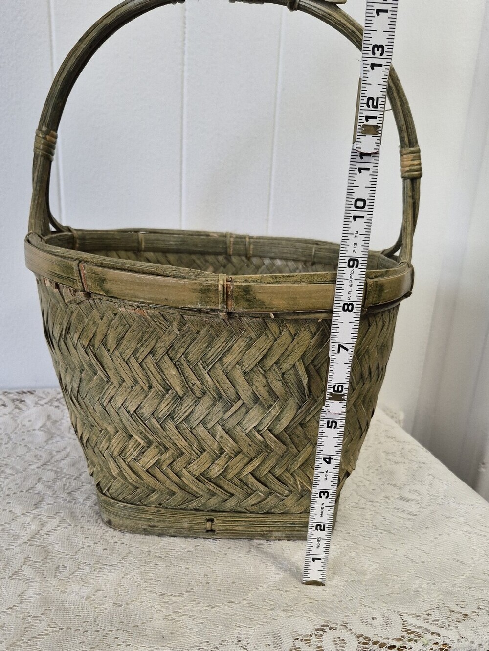 Woven Cow Basket - Picture 5 of 10